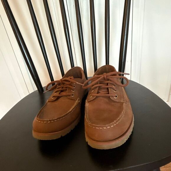 Sperry Men’s brown leather boat shoes size 8.5 - Picture 3 of 10